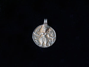 Antique Tribal Silver Amulet Pendants
