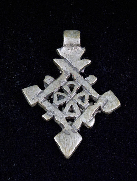 Ethiopian Cross pendant, lost wax casting, hand made, tribal, gypsy, African jewellery, boho, christian, bohemian