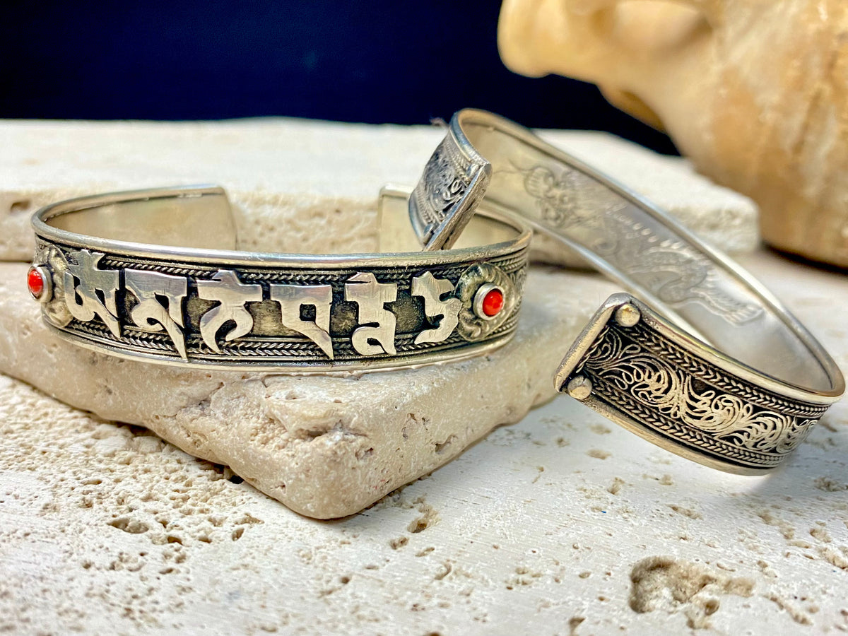 Om Mantra Cuff Bracelet Kashgar
