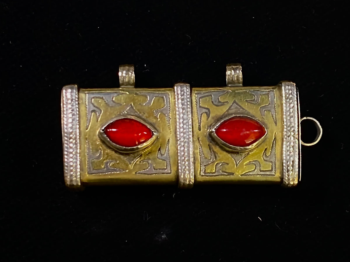 Tekke Turkomen Antique Silver Amulet