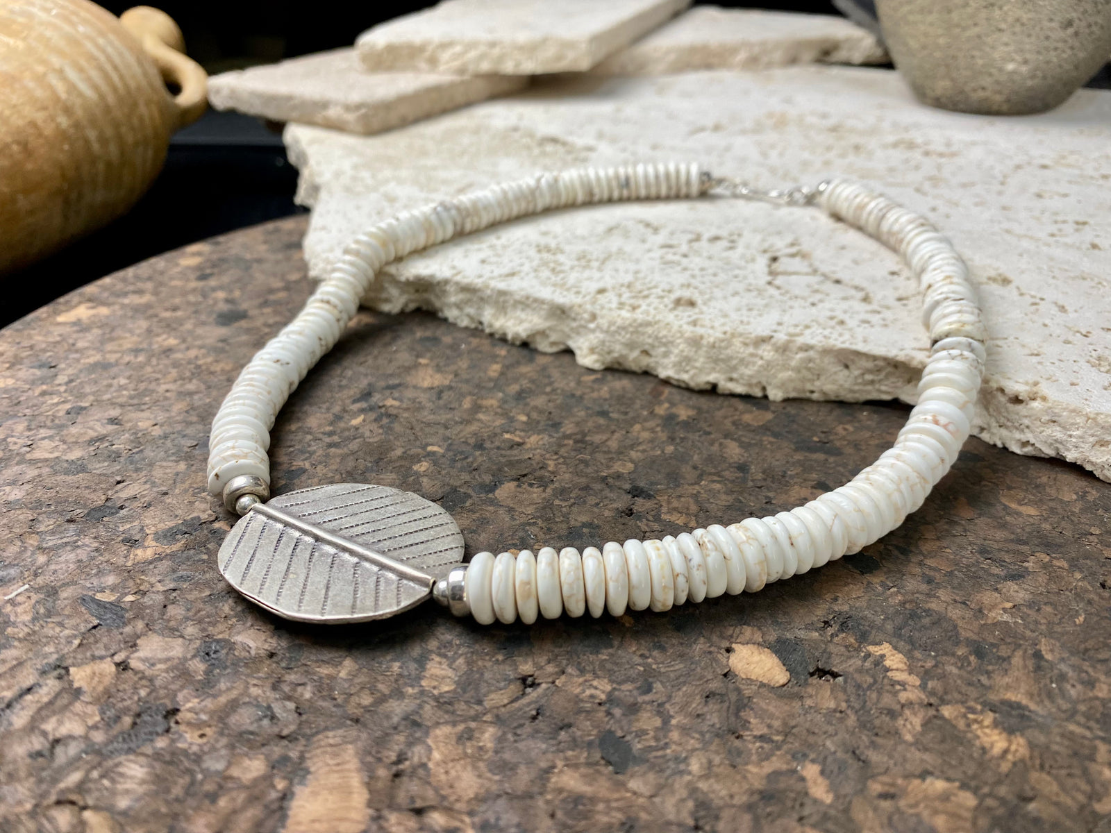 Silver Leaf Necklace