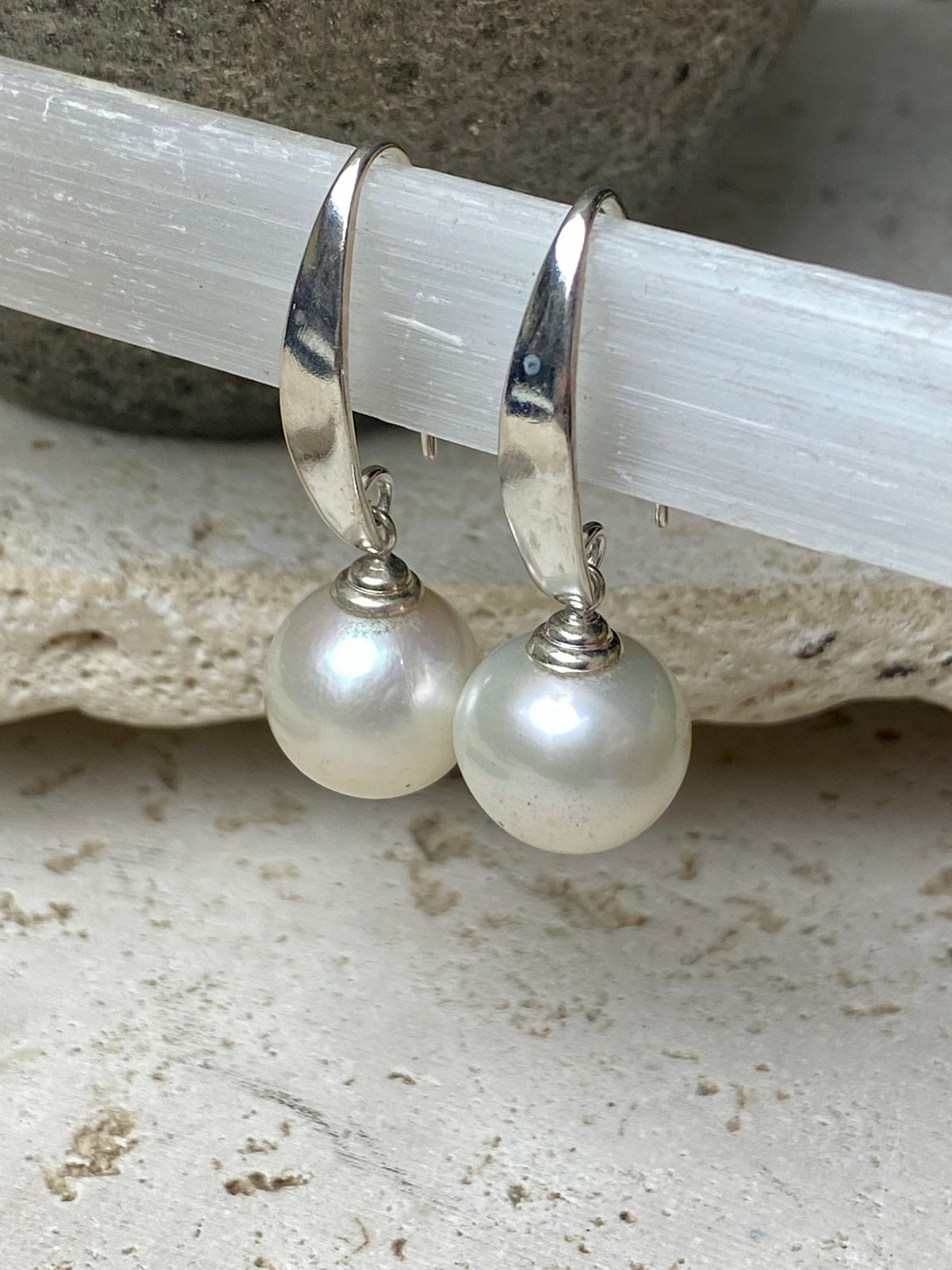 Very Large Pearl Earrings