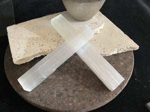 Selenite wand in two lengths and profiles
