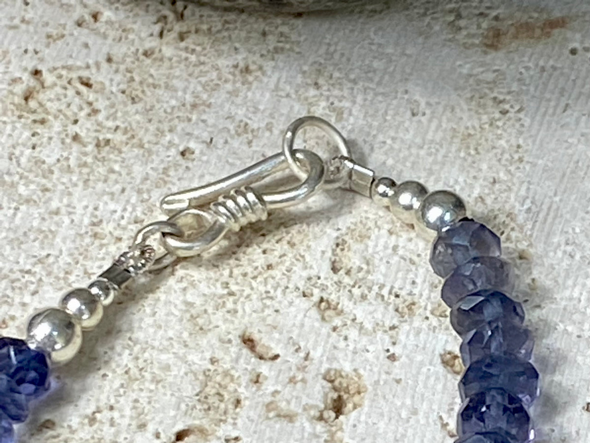 Faceted Iolite Necklace