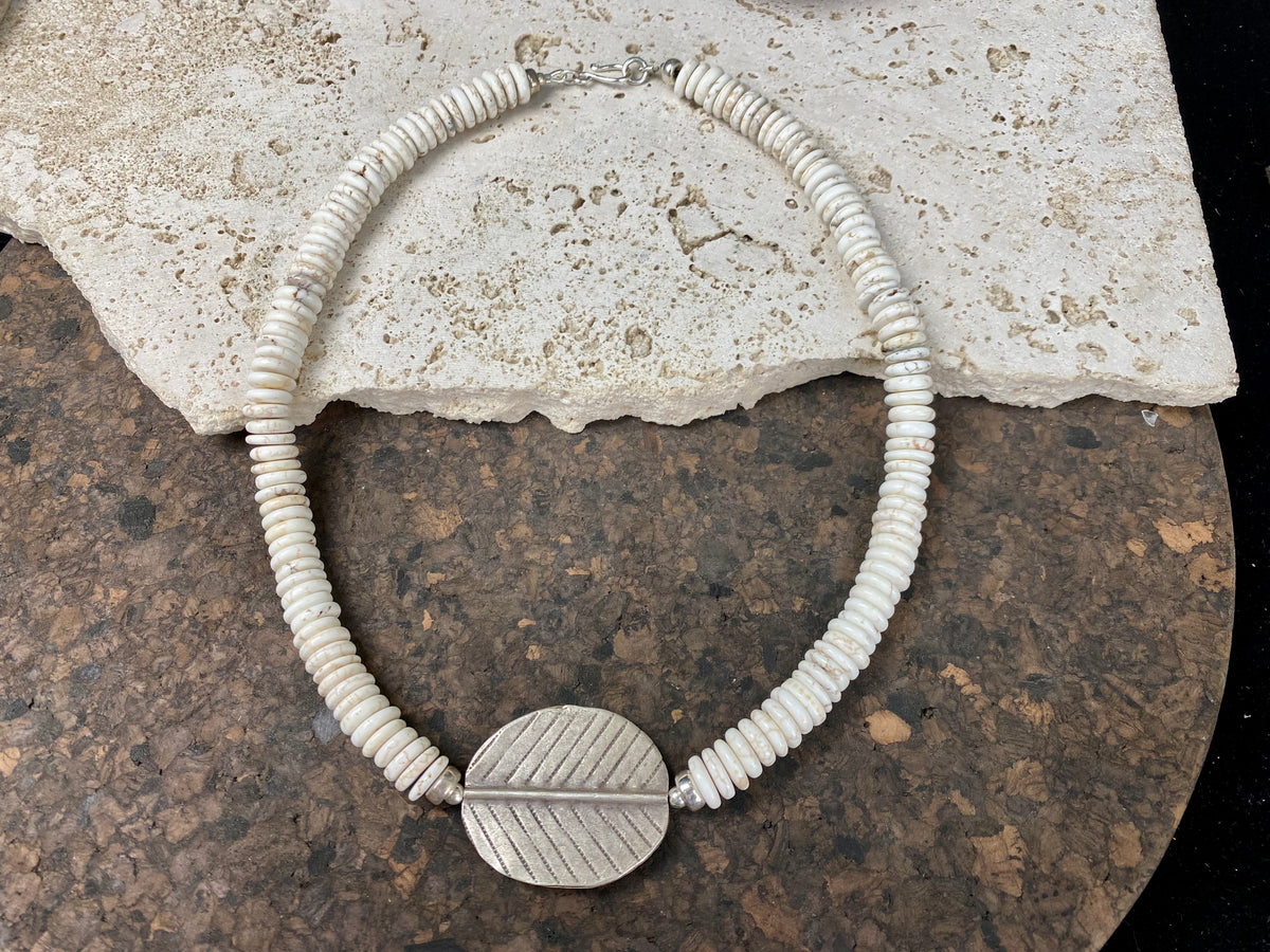 Silver Leaf Necklace