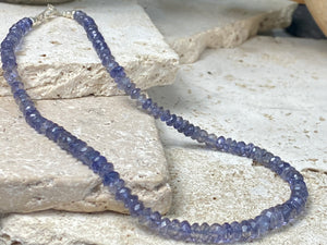 Faceted Iolite Necklace