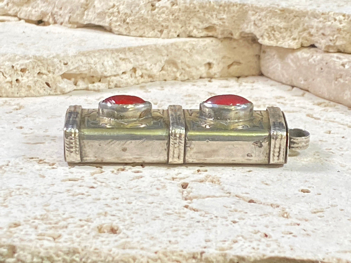 Tekke Turkomen Antique Silver Amulet