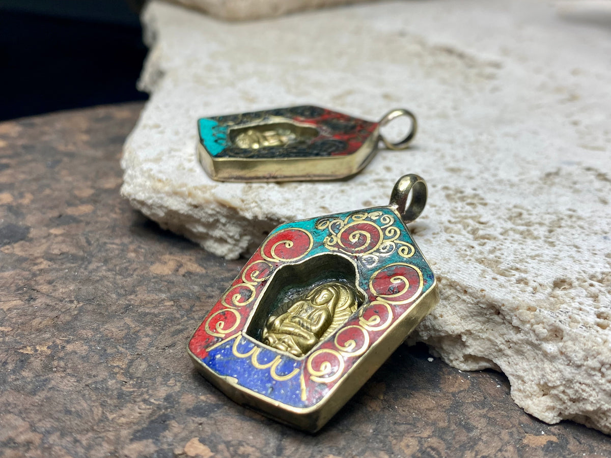 Buddhist Stupa Pendants