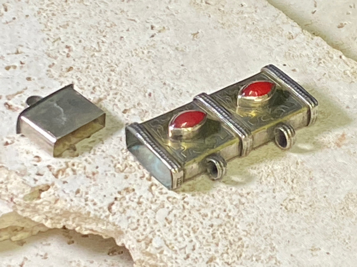 Tekke Turkomen Antique Silver Amulet