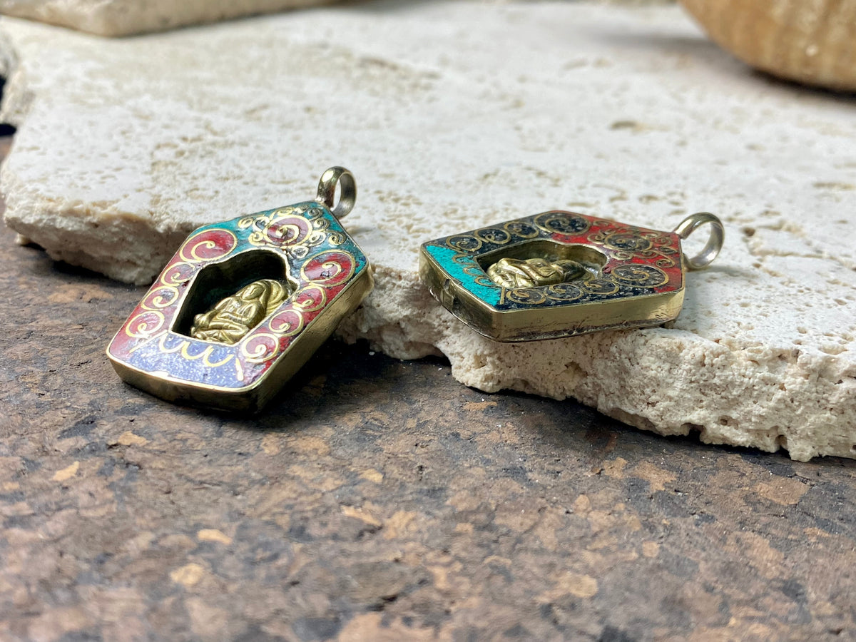 Buddhist Stupa Pendants