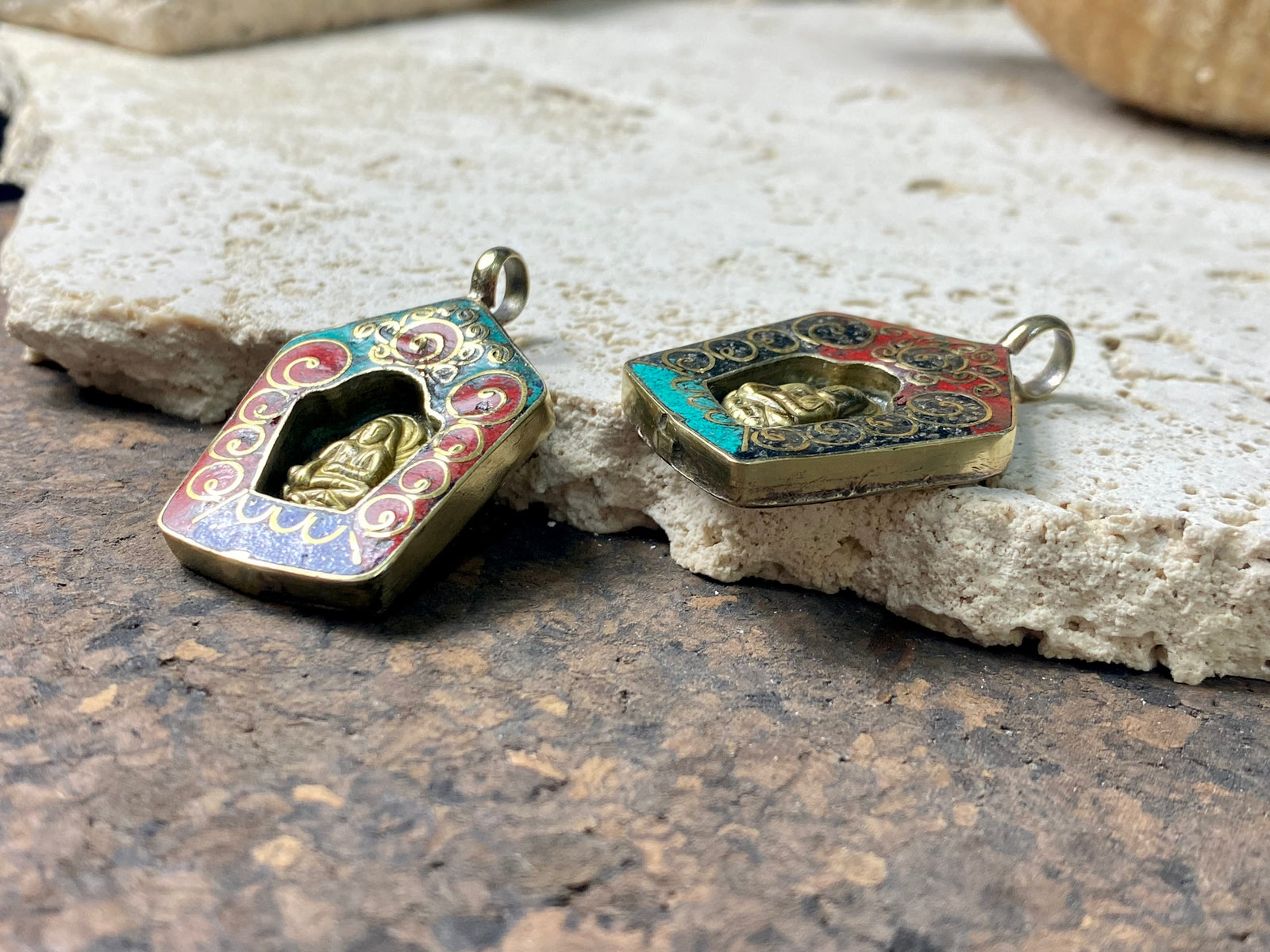 Buddhist Stupa Pendants