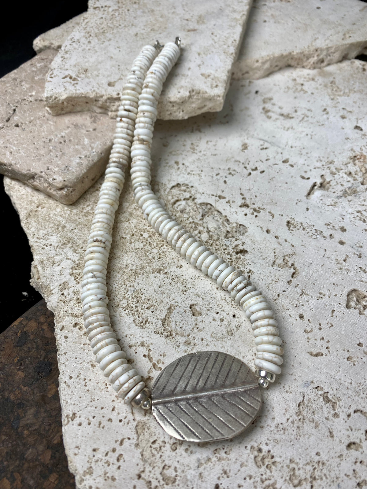 Silver Leaf Necklace