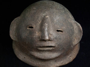 Makonde Terracotta Helmet Mask