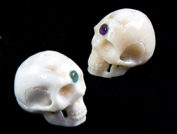 Miniature Mammoth Bone Skulls