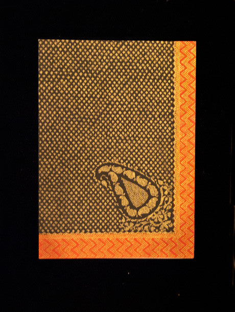 Indian Textile Greeting Cards Stationary