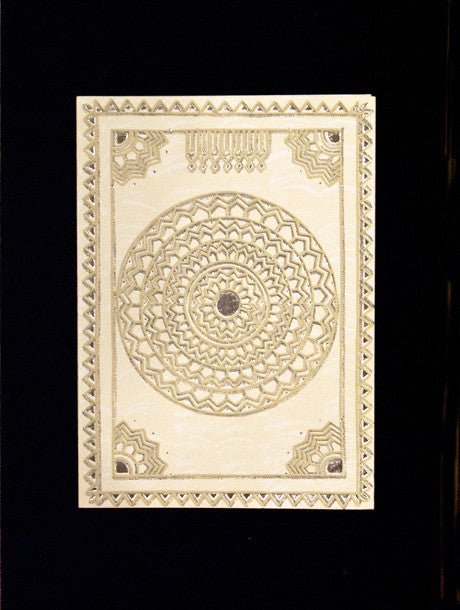Indian Textile Greeting Cards Stationary