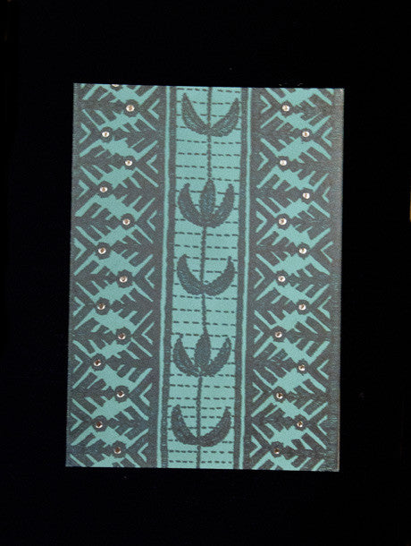 Indian Textile Greeting Cards Stationary