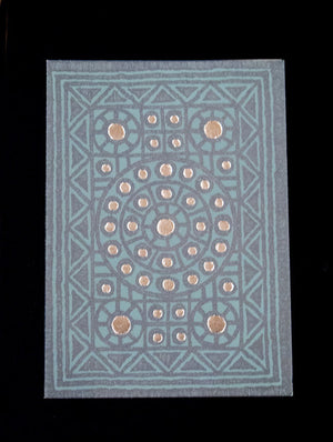Indian Textile Greeting Cards Stationary
