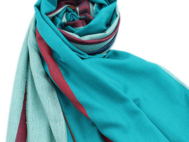 Italian Style Silk and Cashmere Scarf